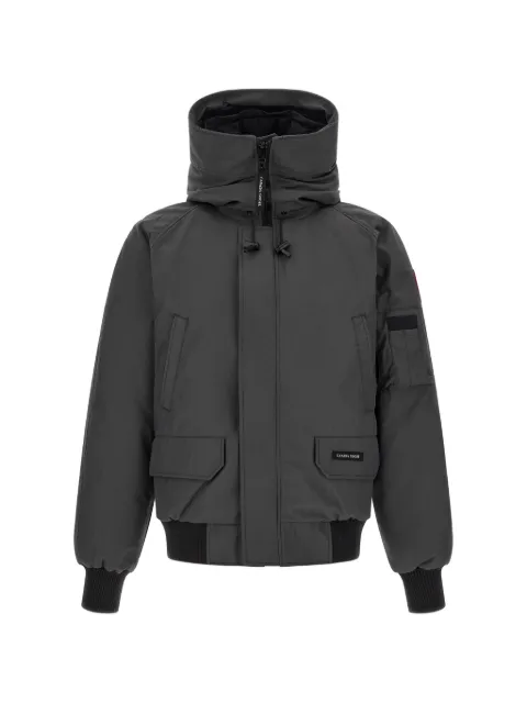 Canada Goose logo-patch padded jacket Grey 2050M