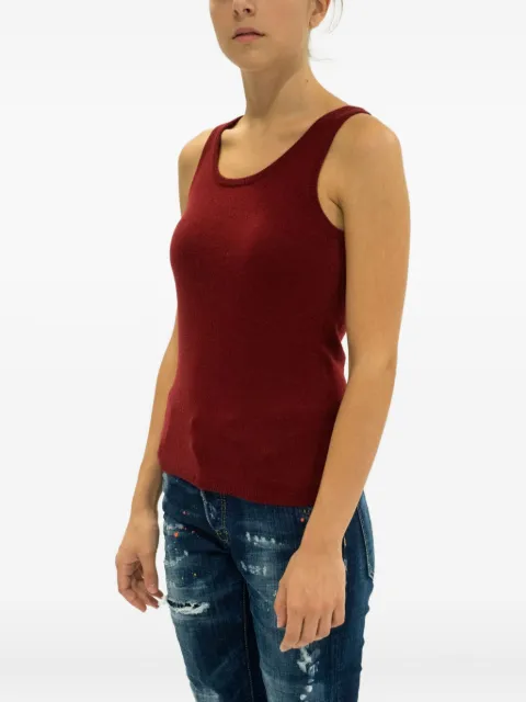 LA ROSE knitted tank top Red GDC22806C
