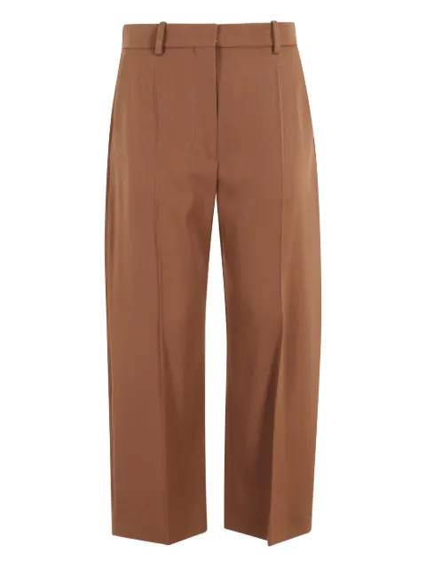 Marni pleated cropped trousers Brown PAMA0611S0UTW950097