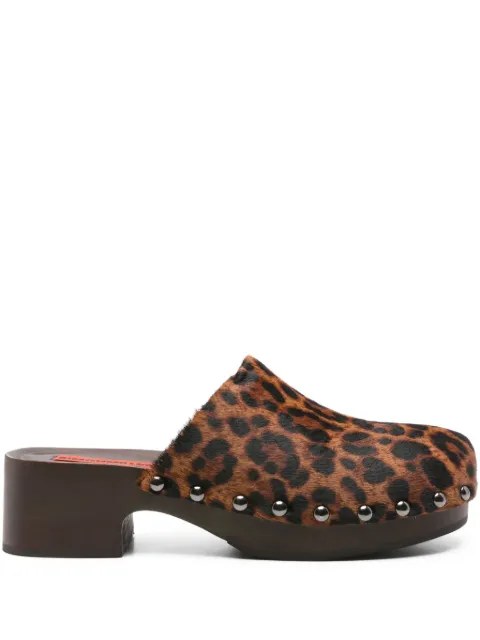 Simon Miller leopard-print heeled mules Brown F3259086