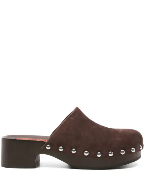 Simon Miller suede clog pumps Brown F3259040