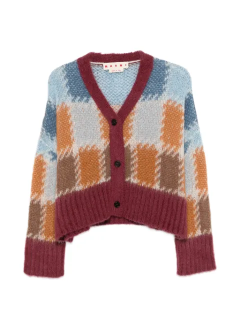 Marni V-neck cardigan Red CDMD0439Q0UFU195