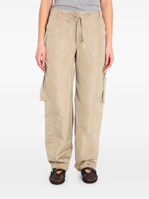 Alaïa silk radzimir cargo pants Neutrals AA9P1297W128C