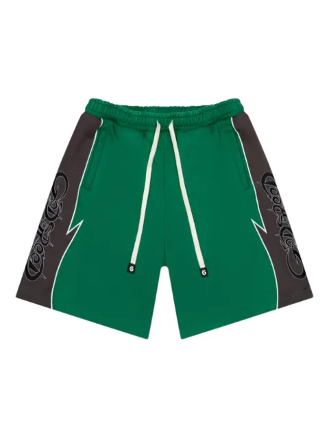 GODSPEED Halftime graphic track shorts Green ENPF5EML