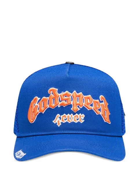 GODSPEED Forever embroidered trucker hat Blue S2MCZUHJ