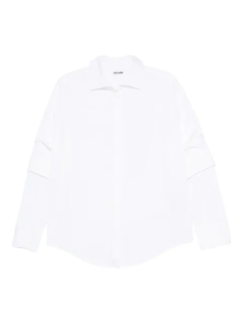 FAÇON JACMIN Cosmo trompe l'oeil shirt White COSMO