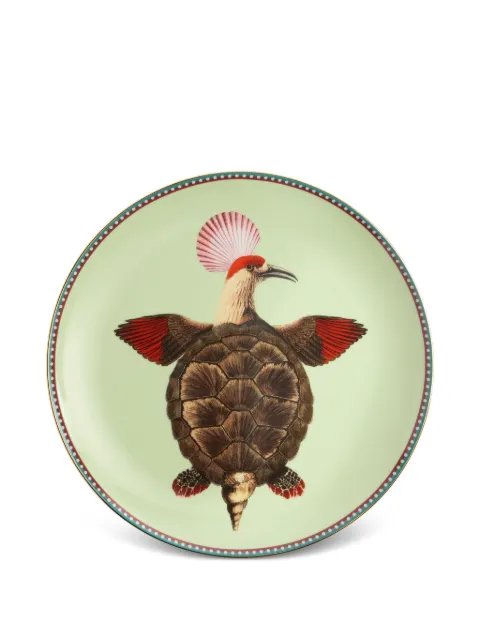 La DoubleJ x Beto Val Fantastic Creatures plate (31cm) Green DPL0001CER001TRL01GR06