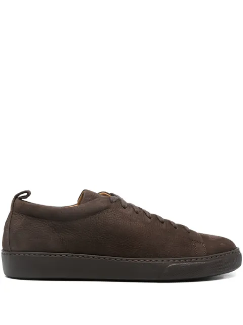 Henderson Baracco leather lace-up trainers Brown COLBYN6