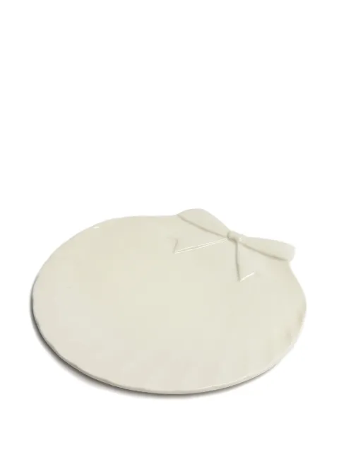 Gohar World Sadaf bow dessert plate (20cm) White BPDS