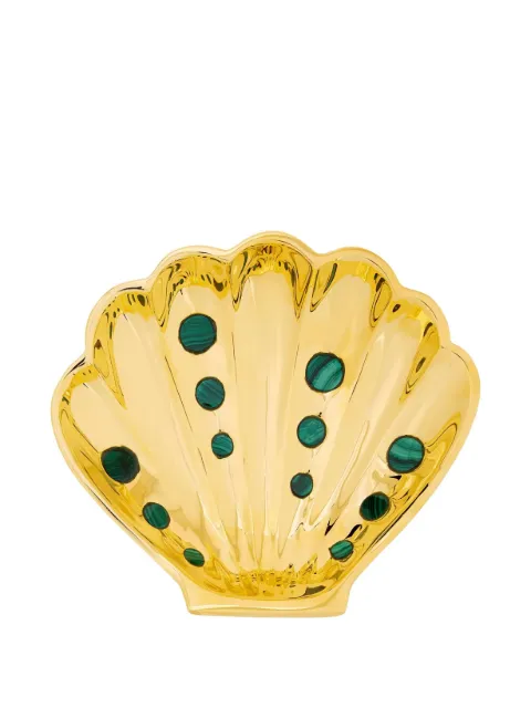 Jonathan Adler Ja Clam Shell decorative tray Gold 35149