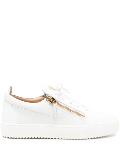 Giuseppe Zanotti Frankie zip-fastening lace-up sneakers White RU50000