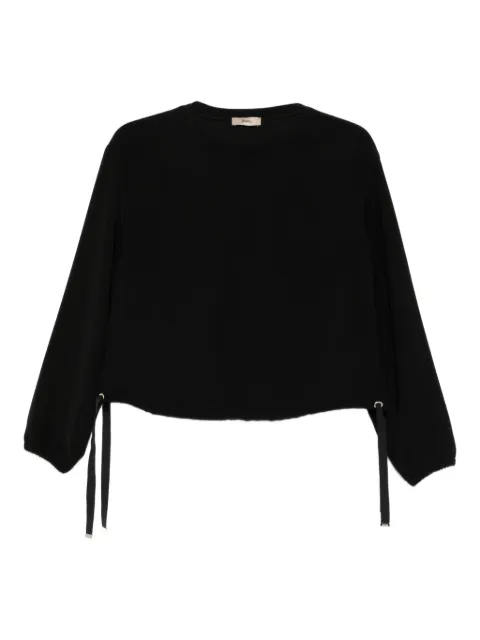 Herno drawstring-hem sweatshirt Black BL000031D12755