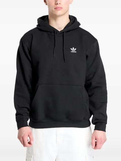 adidas logo-embroidered hoodie Black JV6056