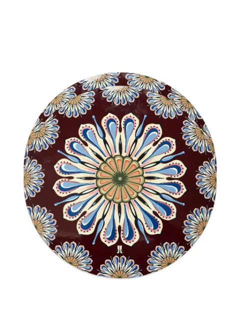 La DoubleJ printed disk placemats (set of two) Brown PMT0032CRK001NUC13RE02