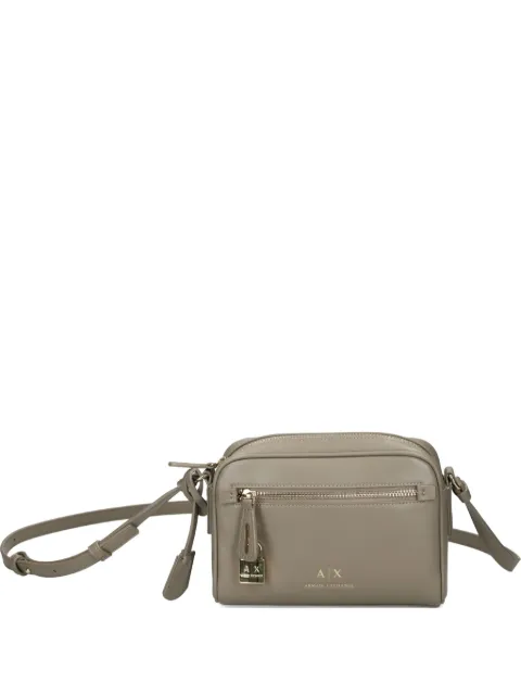 Armani Exchange lock-detail cross body bag Brown XW000303AF12040