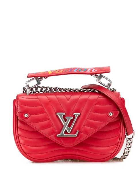 Louis Vuitton Pre-Owned 2018 New Wave Chain Bag PM satchel Red QKCZMF04AMXTN9M2