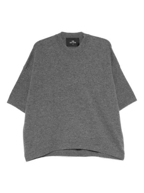 Mr. Mittens Mia round-neck short-sleeve T-shirt Grey LLVLR0011