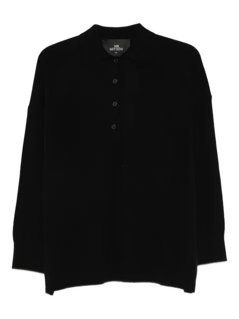 Mr. Mittens Gigi polo sweater Black LVLR009