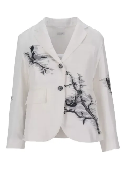 Thom Browne bird print jacket White FBC812AF1046