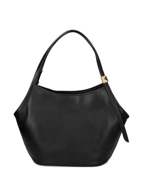 Kate Spade Deco Tulip leather belt tote bag Black KN022