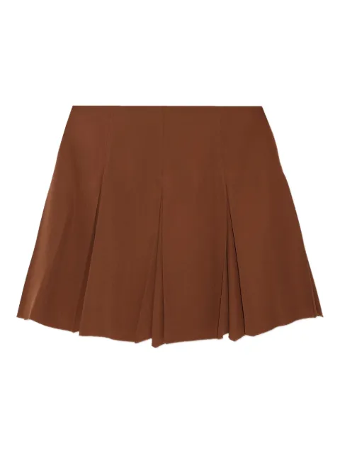 Marni pleated wool midi skirt Brown GOMA0794A1UTW950