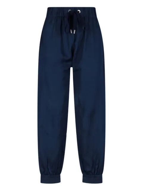 SA SU PHI elasticated-cuff trousers Blue S25302ST