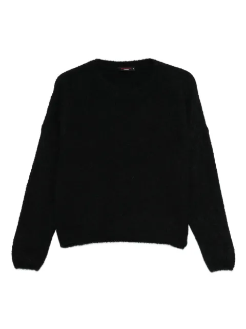 Incentive! Cashmere Lina round-neck jumper Black LIN03PBLE