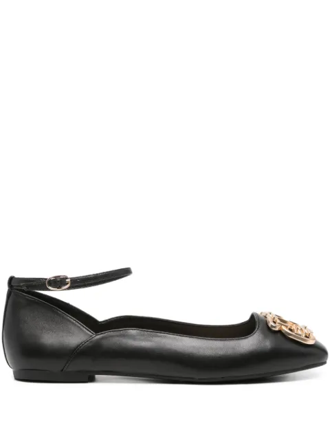 LIU JO ankle-strap ballet flats Black SF5039P0062