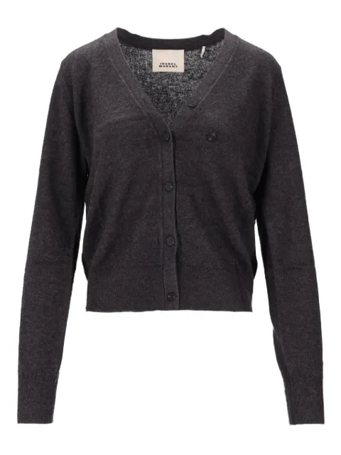 ISABEL MARANT Carline buttoned cardigan Grey CA0100FBB1L05I