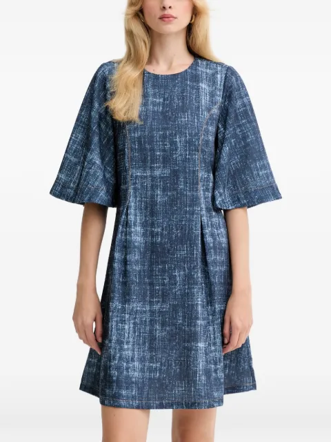 Gestuz flared-sleeve mini dress Blue 10910411