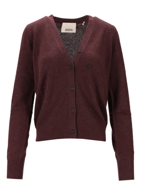 ISABEL MARANT Carline buttoned cardigan Red CA0100FBB1L05I