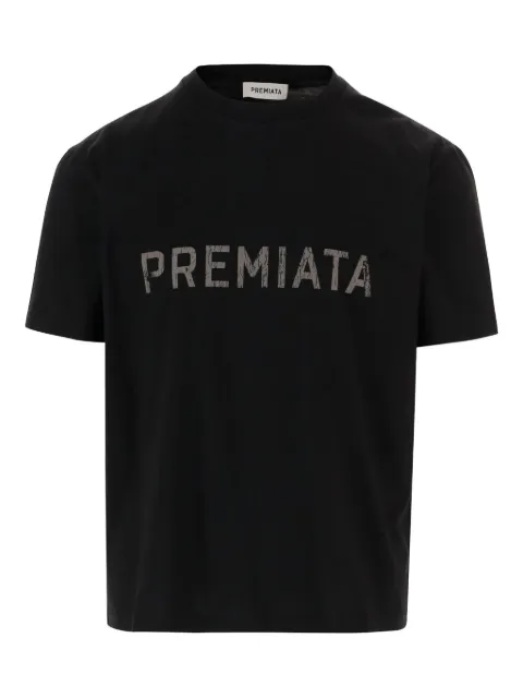 Premiata graphic-print cotton T-shirt Black PA1031BLACK