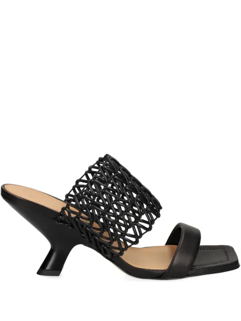 Chantal square-toe sandals Black 2619