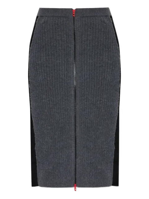 Diesel midi M-Lousi ribbed panelled skirt Grey A194980JLCD