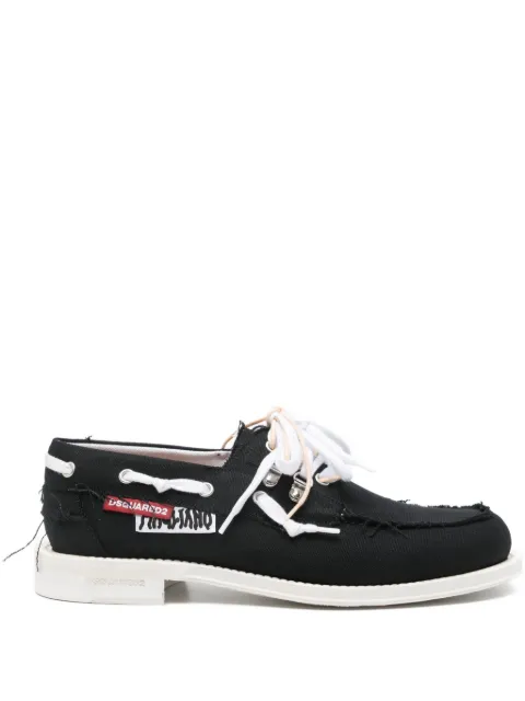 DSQUARED2 x Magliano boat shoes Black LUM011200300001