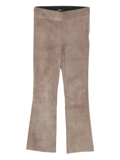 Arma flared cropped trousers Grey 002L25603602SOIL