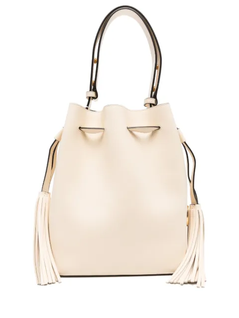 Valentino Garavani Garavani So Seau Medium Leather Bucket Bag Neutrals WB0R99HHL
