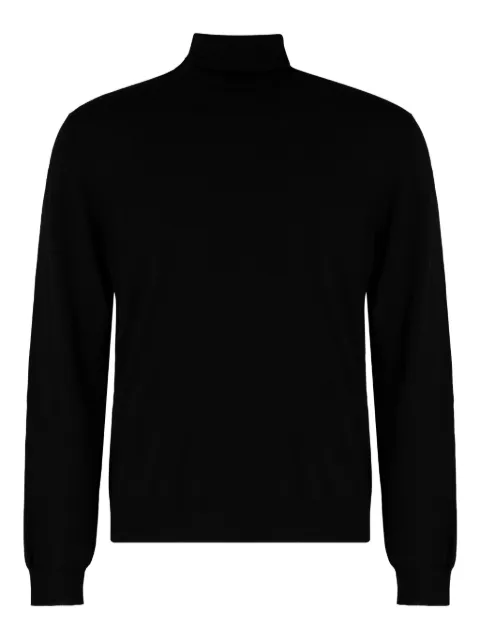 slowear ribbed turtleneck sweater Black 810195Z0290