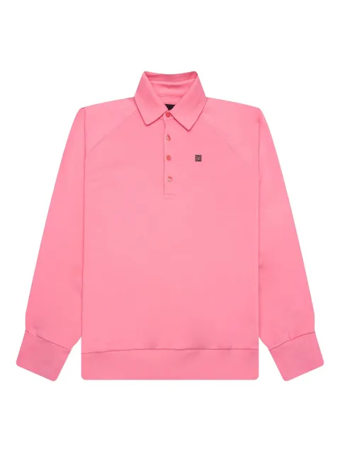 Givenchy raglan-sleeve logo polo-shirt Pink BMJ0M53YCD