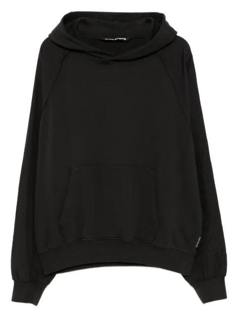 Palm Angels logo-embroidered hoodie Grey PMBB177F25FLE001