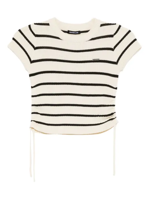 Ground Zero striped top Neutrals GZOTPRMW00670