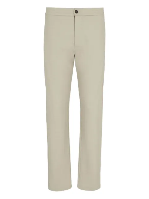 Giorgio Armani button-fly trousers Neutrals 3GSP53SJKEZ