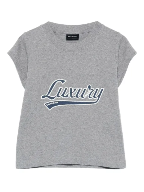 Balenciaga graphic-print short-sleeved t-shirt Grey 807341TTVB8