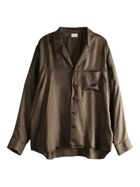 Saint Laurent long sleeve shirt Brown 839466Y2M37