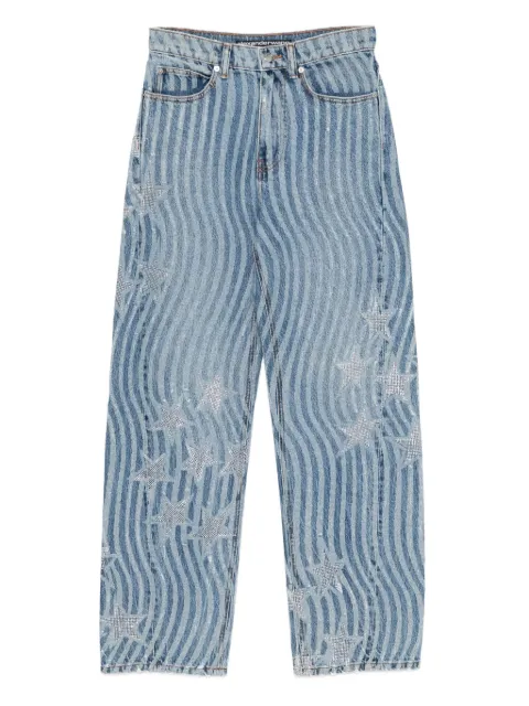 Alexander Wang star-embellished jeans Blue 4DC4254890