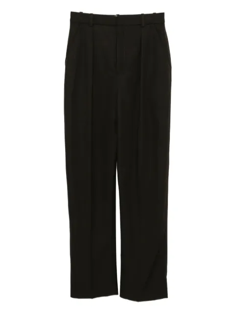 LEMAIRE pleated straight-leg trousers Brown PA1251LF1362DROP1