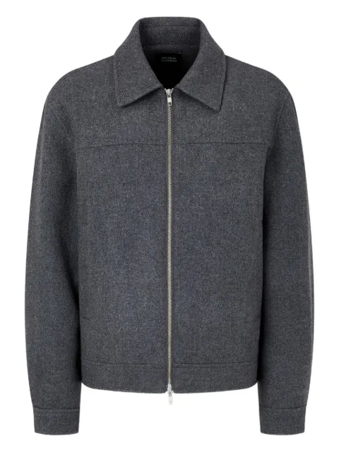 TOMBOY zip-up wool jacket Grey 9155413181