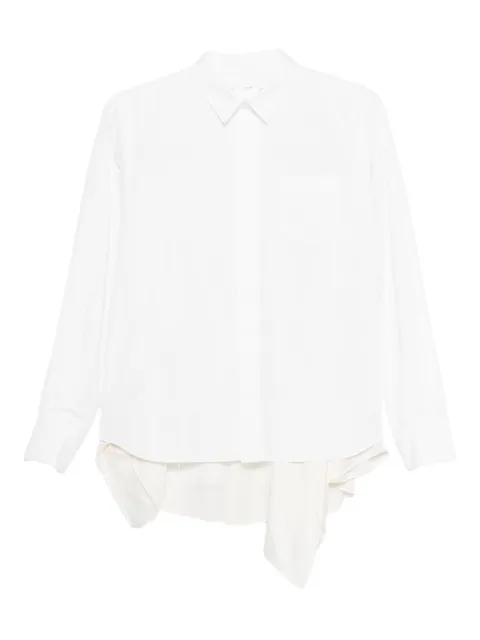 sacai ruffled layered shirt White 2508165