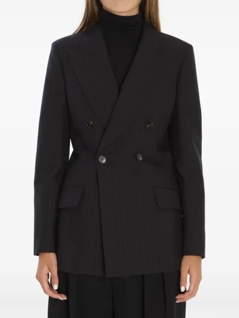 Gucci pinstripe double-breasted jacket Black 832457Z7ASO