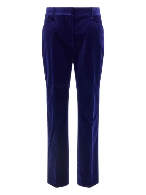 TOM FORD velvet pocket trousers Blue PAW622FAX1518GV775